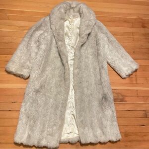 Vintage 1980s G. Caserotti Originals Faux Fur Coat